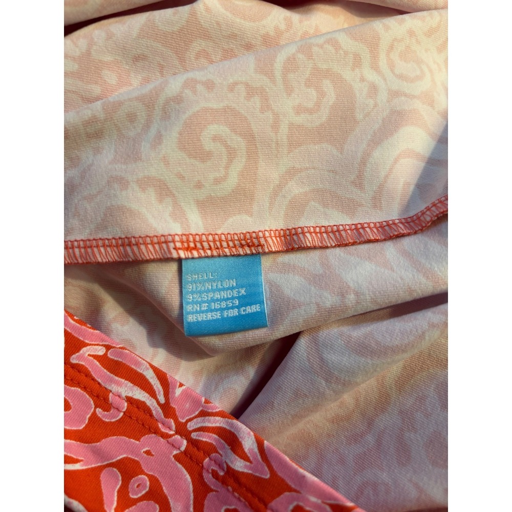 J.McLaughlin Coral & Pink Stretch Pull-On Dress | Size Medium - Picture 4 of 8